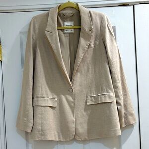 Abercrombie & Fitch Linen Blend Blazer